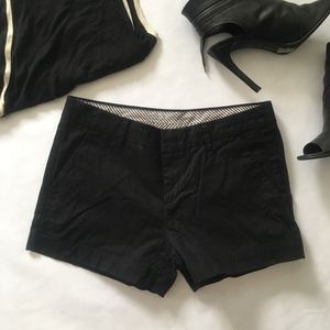 Uniqlo basic black cotton casual shorts